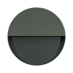 Wandleuchte Alcor 180 rund schwarz