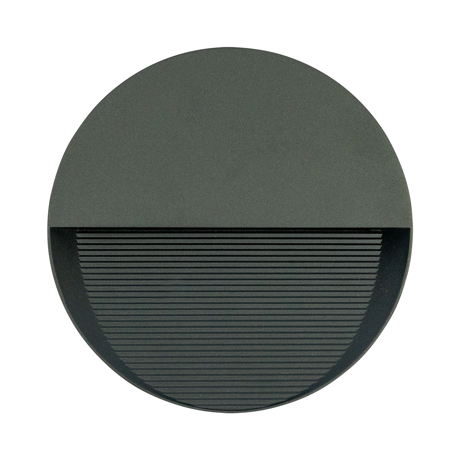 Wandleuchte Alcor 180 rund schwarz