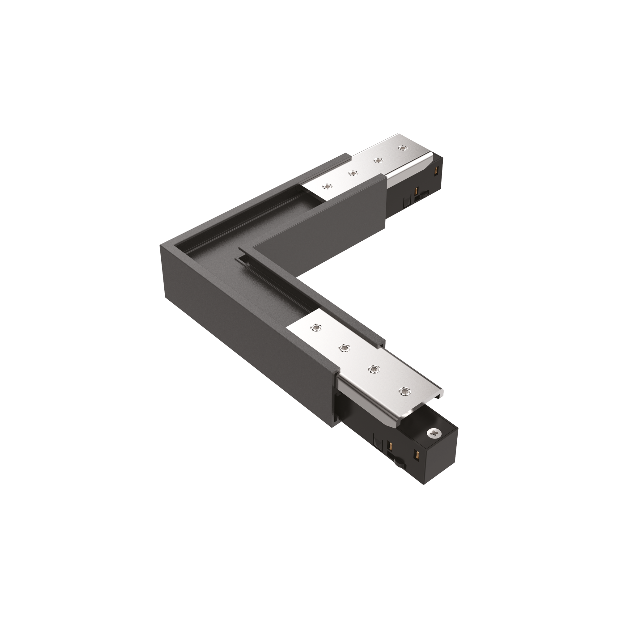 L-Verbinder EGO Low, schwarz On/Off