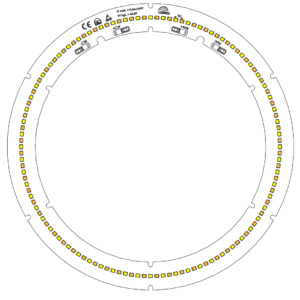 LED Ringplatine 230/185mm, 3000/4000K, TW