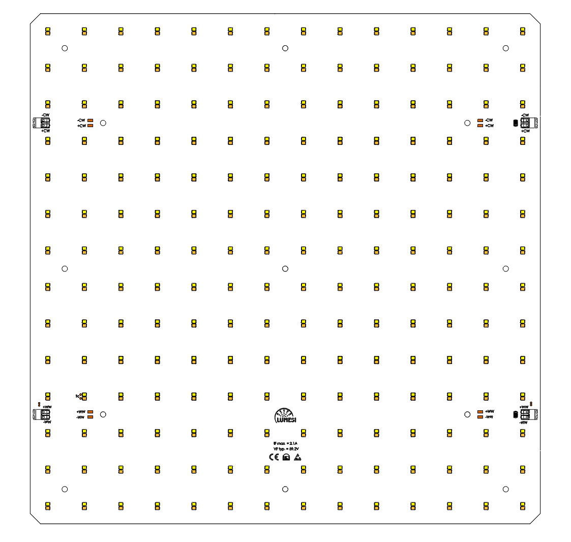 LED Platine Q 399x399mm 3000/4000K