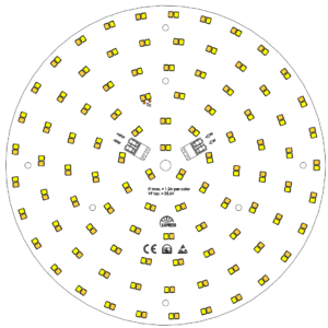 LED Platine Rund 180mm 3000/4000K, TW