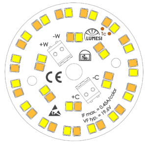 LED Platine Rund 50mm 3000/4000K, TW