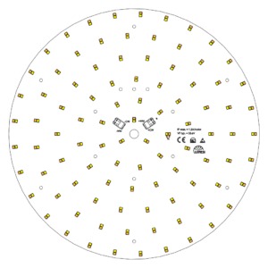LED Platine Rund 280mm 3000/4000K, TW