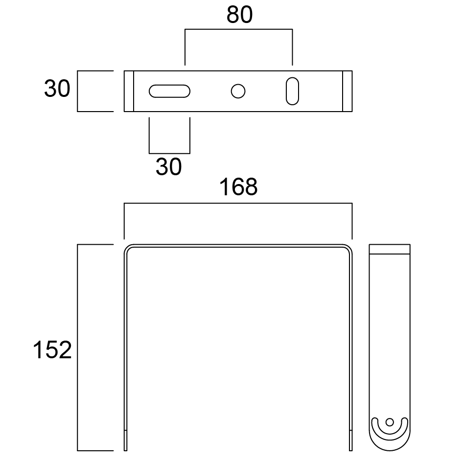 Montagebügel zu Highbay Granit 80/120W – Bild 3