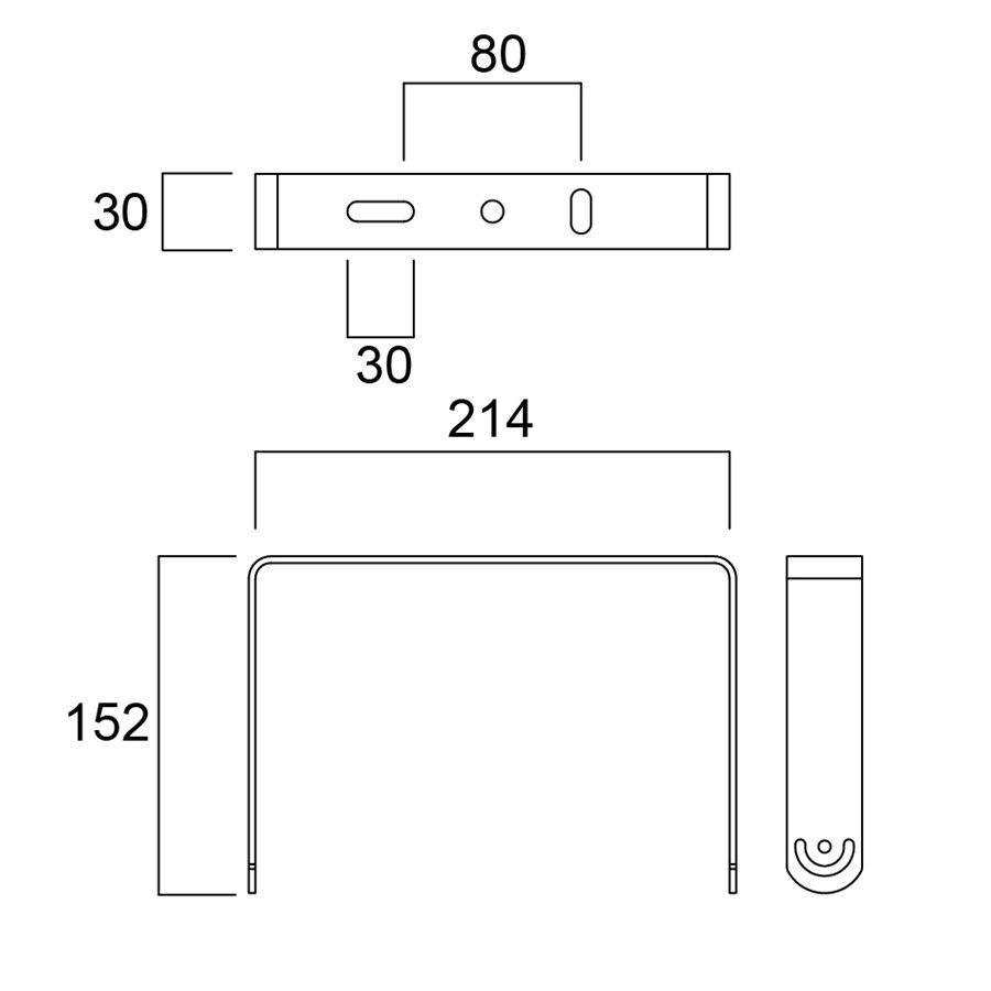 Montagebügel zu Highbay Granit 165W – Bild 3
