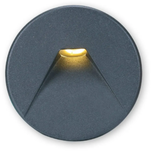 Cover Aluminium rund 2 schwarz für Sys-Wall68