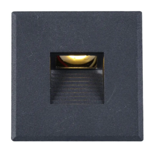 Cover Aluminium eckig 3 schwar für Sys-Wall68