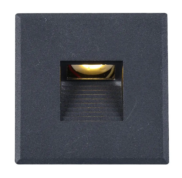 Cover Aluminium eckig 3 schwar für Sys-Wall68