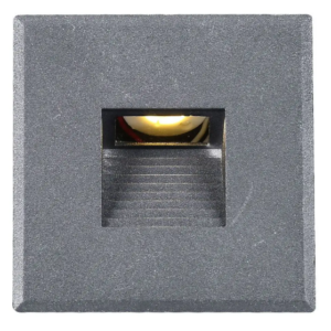 Cover Aluminium eckig 3 grau für Sys-Wall68