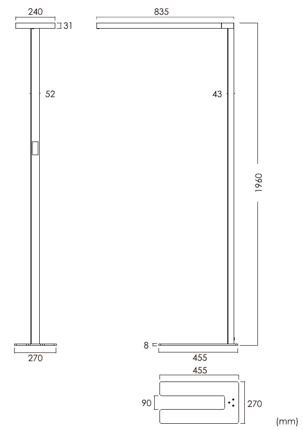 Stehleuchte Fulu - silber – Bild 4