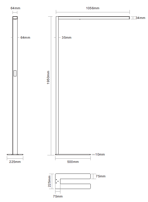 Stehleuchte Lerna - weiss – Bild 4