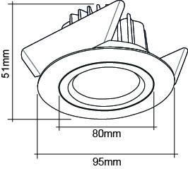 Set Vega light 80, 2700K, weiss-matt – Bild 3