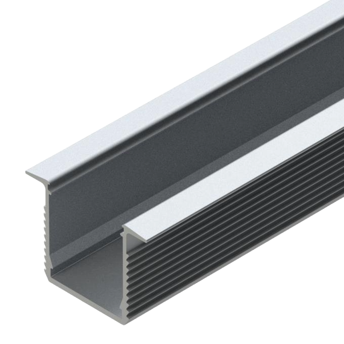 Luxkit Profil K20 alu eloxiert 2.4m (Einbau)