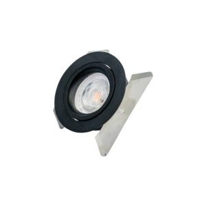 Set LED GU10, 2700K, schwarz 68mm