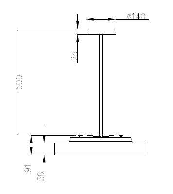 Rohrpendelset zu Leuchte Alkes weiss – Bild 2