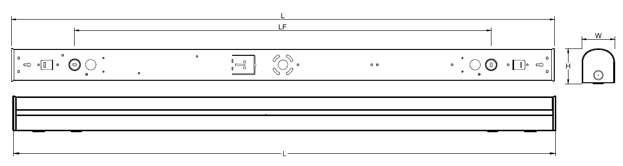 Balkenleuchte Buna 1200 – Bild 7