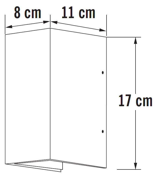 Wandleuchte Cremona silbergrau – Bild 5