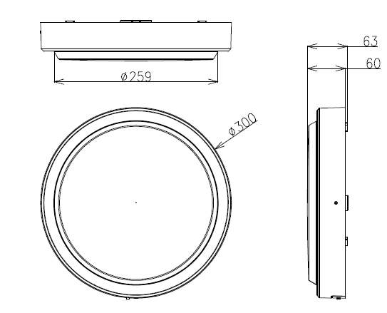 Deckenleuchte Tupa 300 weiss – Bild 4