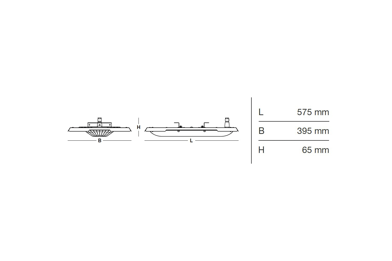 Hallenflächenleuchte Rover 3F 102W ON/OFF – Bild 2