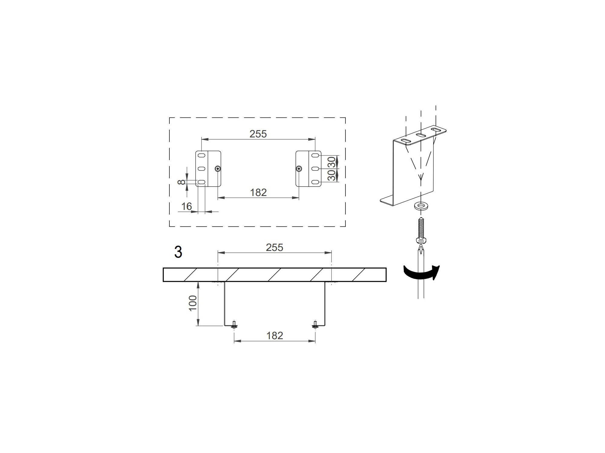 Montagebügel für Rover – Bild 2