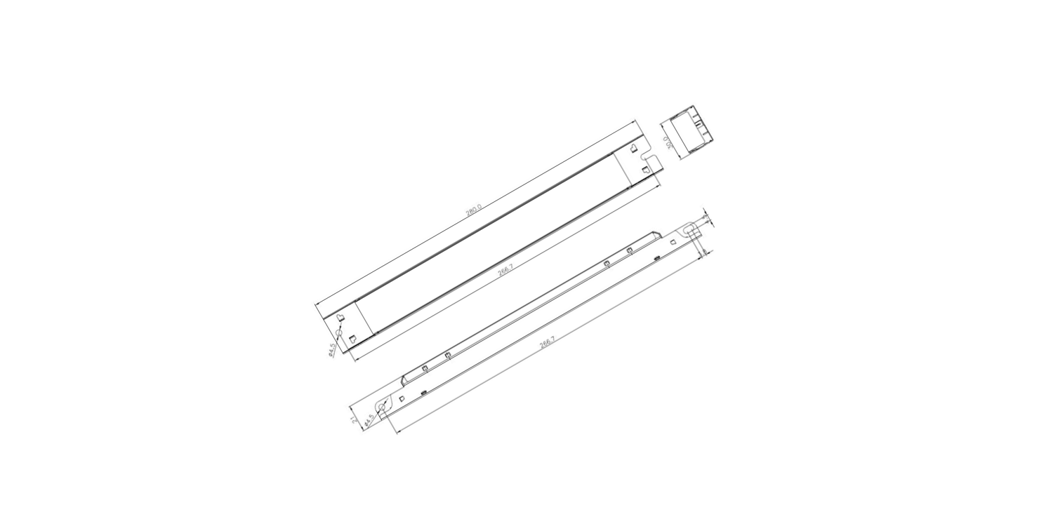 Treiber 80W 1200-1600mA On/Off – Bild 2